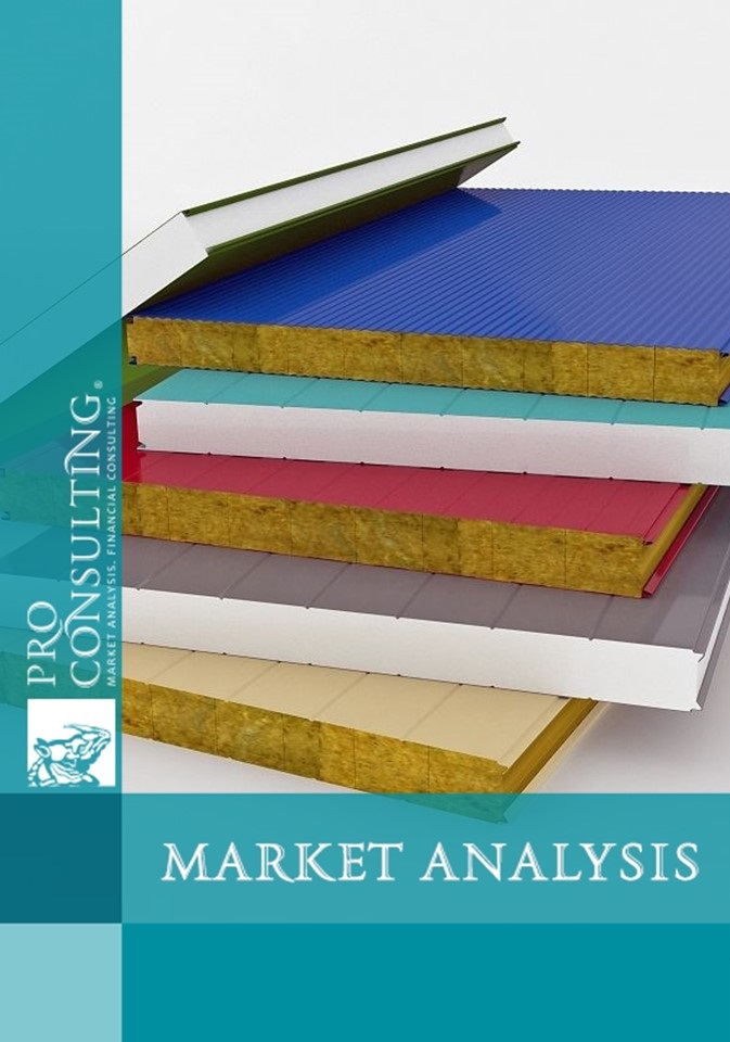 Market research of  polyurethane wall sandwich panels in Ukraine and CIS countries. 2011